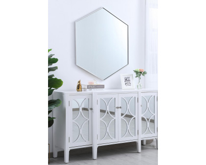 Elegant Wall Mirror - Silver, L 41" (MR4541S)