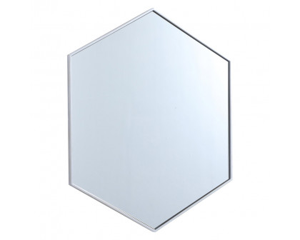 Elegant Wall Mirror - Silver, L 41" (MR4541S)