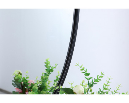 Elegant Wall Mirror - Black, L 34" (MR4624BK)