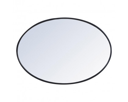 Elegant Wall Mirror - Black, L 34" (MR4624BK)