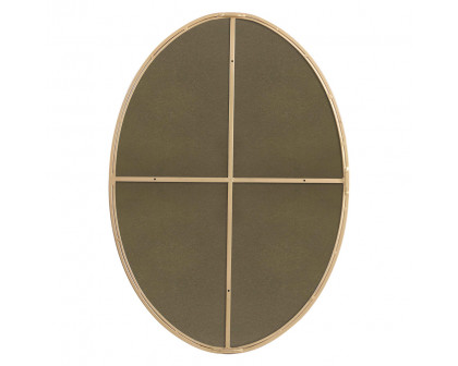 Elegant Wall Mirror - Brass, L 34" (MR4624BR)