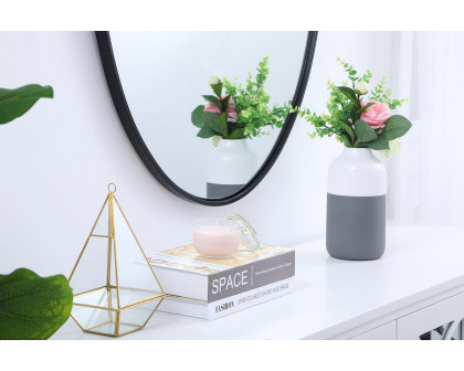 Elegant Wall Mirror - Black, L 40" (MR4630BK)