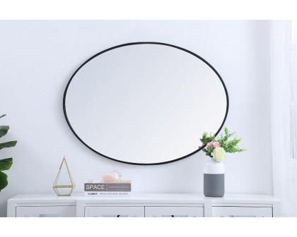 Elegant Wall Mirror - Black, L 40" (MR4630BK)