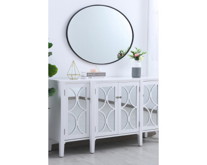 Elegant Wall Mirror - Black, L 40" (MR4630BK)