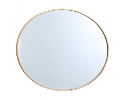 Elegant Wall Mirror - Brass, L 40" (MR4630BR)