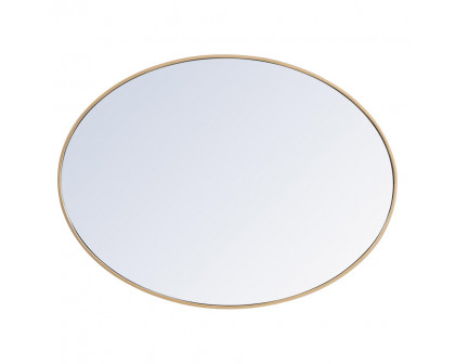 Elegant Wall Mirror - Brass, L 40" (MR4630BR)