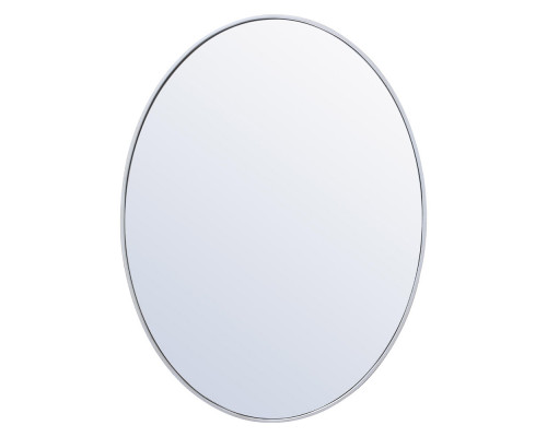 Elegant Wall Mirror - Silver, L 40" (MR4630S)