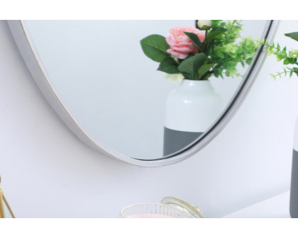 Elegant Wall Mirror - Silver, L 40" (MR4630S)