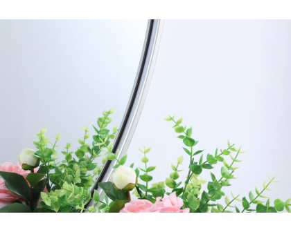 Elegant Wall Mirror - Silver, L 40" (MR4630S)