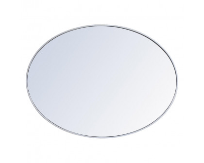 Elegant Wall Mirror - Silver, L 40" (MR4630S)