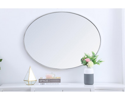 Elegant Wall Mirror - Silver, L 40" (MR4630S)