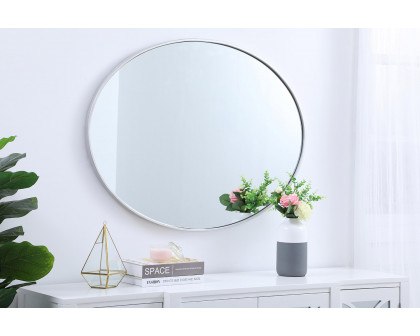 Elegant Wall Mirror - Silver, L 40" (MR4630S)