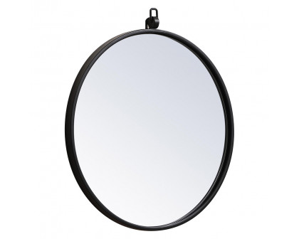 Elegant Wall Mirror - Black, L 18" (MR4718BK)