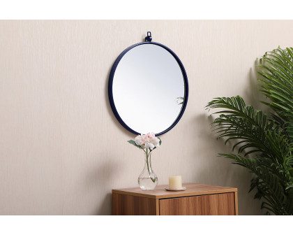 Elegant Wall Mirror - Blue, L 18" (MR4718BL)