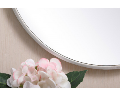 Elegant Wall Mirror - Silver, L 18" (MR4718S)