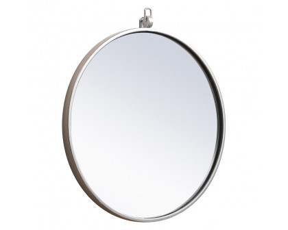 Elegant Wall Mirror - Silver, L 18" (MR4718S)