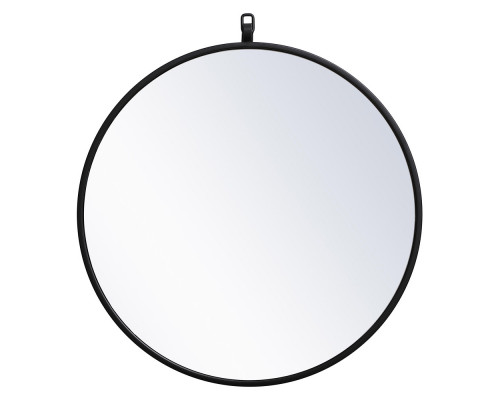 Elegant Wall Mirror - Black, L 21" (MR4721BK)