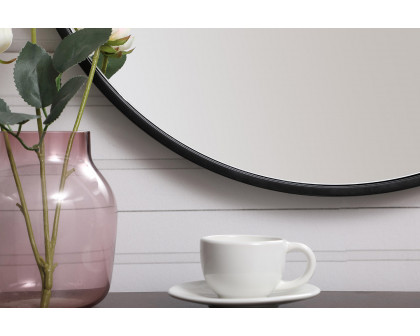 Elegant Wall Mirror - Black, L 21" (MR4721BK)