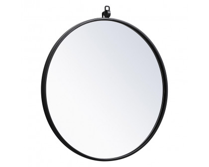 Elegant Wall Mirror - Black, L 21" (MR4721BK)