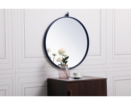 Elegant Wall Mirror - Blue, L 21" (MR4721BL)