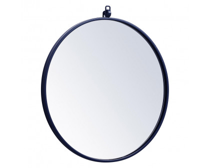 Elegant Wall Mirror - Blue, L 21" (MR4721BL)