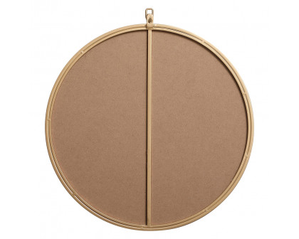 Elegant Wall Mirror - Brass, L 21" (MR4721BR)