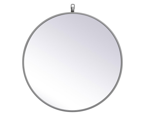 Elegant Wall Mirror - Gray, L 21" (MR4721GR)