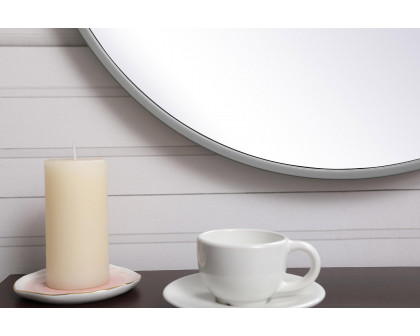 Elegant Wall Mirror - Gray, L 21" (MR4721GR)