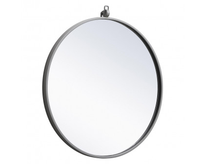 Elegant Wall Mirror - Gray, L 21" (MR4721GR)