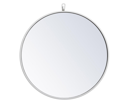 Elegant Wall Mirror - White, L 21" (MR4721WH)