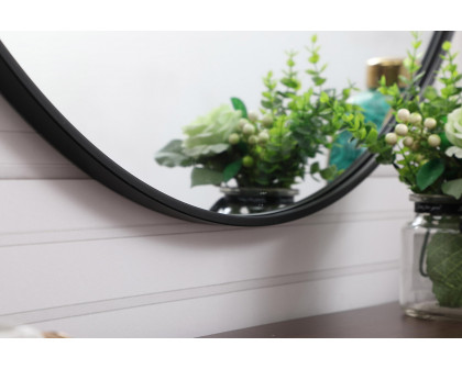 Elegant Wall Mirror - Black, L 39" (MR4739BK)