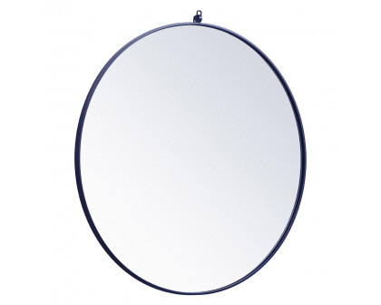 Elegant Wall Mirror - Blue, L 39" (MR4739BL)