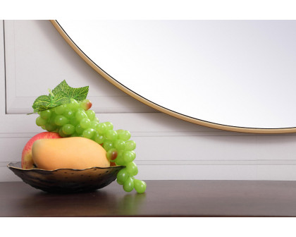 Elegant Wall Mirror - Brass, L 39" (MR4739BR)