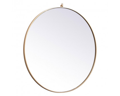 Elegant Wall Mirror - Brass, L 39" (MR4739BR)