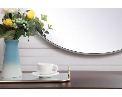 Elegant Wall Mirror - Gray, L 39" (MR4739GR)