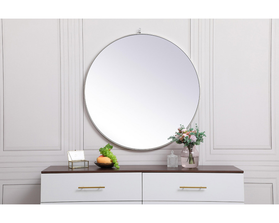 Elegant Wall Mirror - Silver, L 39" (MR4739S)