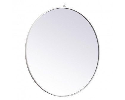 Elegant Wall Mirror - White, L 39" (MR4739WH)