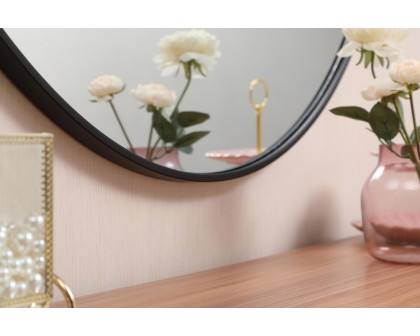 Elegant Wall Mirror - Black, L 45" (MR4745BK)