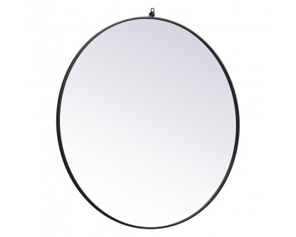 Elegant Wall Mirror - Black, L 45" (MR4745BK)