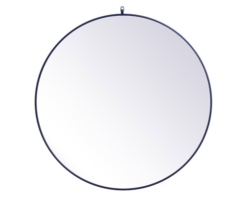 Elegant Wall Mirror - Blue, L 45" (MR4745BL)