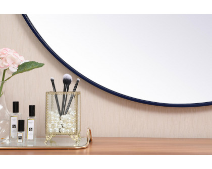 Elegant Wall Mirror - Blue, L 45" (MR4745BL)