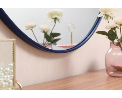 Elegant Wall Mirror - Blue, L 45" (MR4745BL)