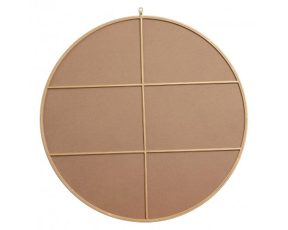 Elegant Wall Mirror - Brass, L 45" (MR4745BR)