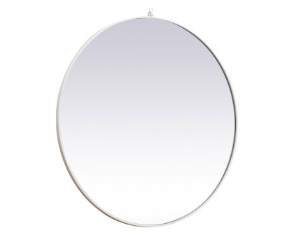 Elegant Wall Mirror - White, L 45" (MR4745WH)