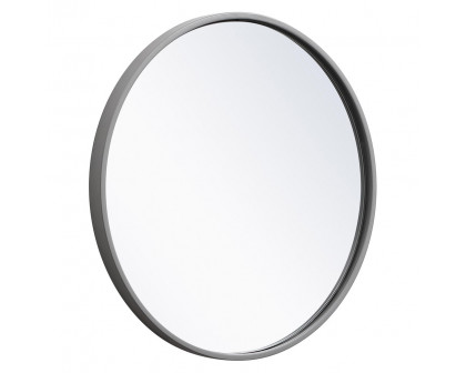 Elegant Wall Mirror - Gray, L 18" (MR4818GR)