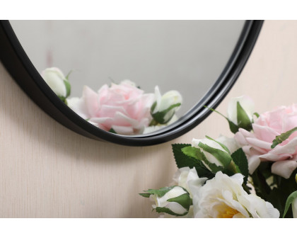 Elegant Wall Mirror - Black, L 21" (MR4821BK)