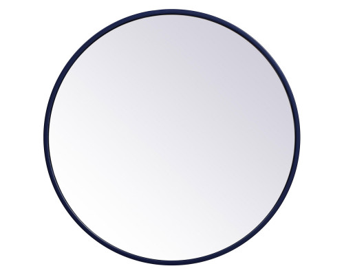 Elegant Wall Mirror - Blue, L 21" (MR4821BL)