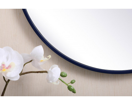 Elegant Wall Mirror - Blue, L 21" (MR4821BL)