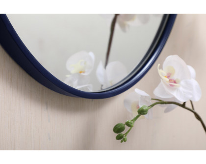 Elegant Wall Mirror - Blue, L 21" (MR4821BL)