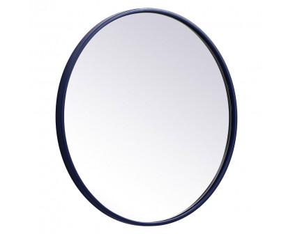 Elegant Wall Mirror - Blue, L 21" (MR4821BL)